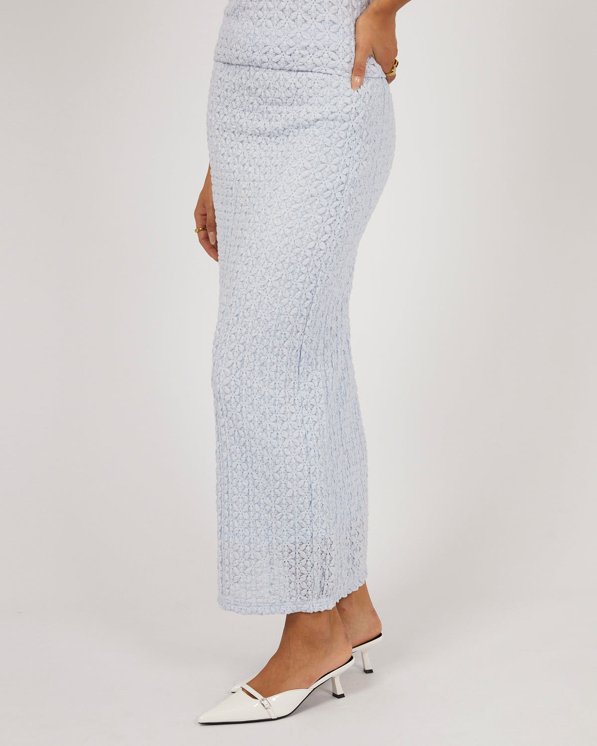 Julianna Maxi Skirt Blue