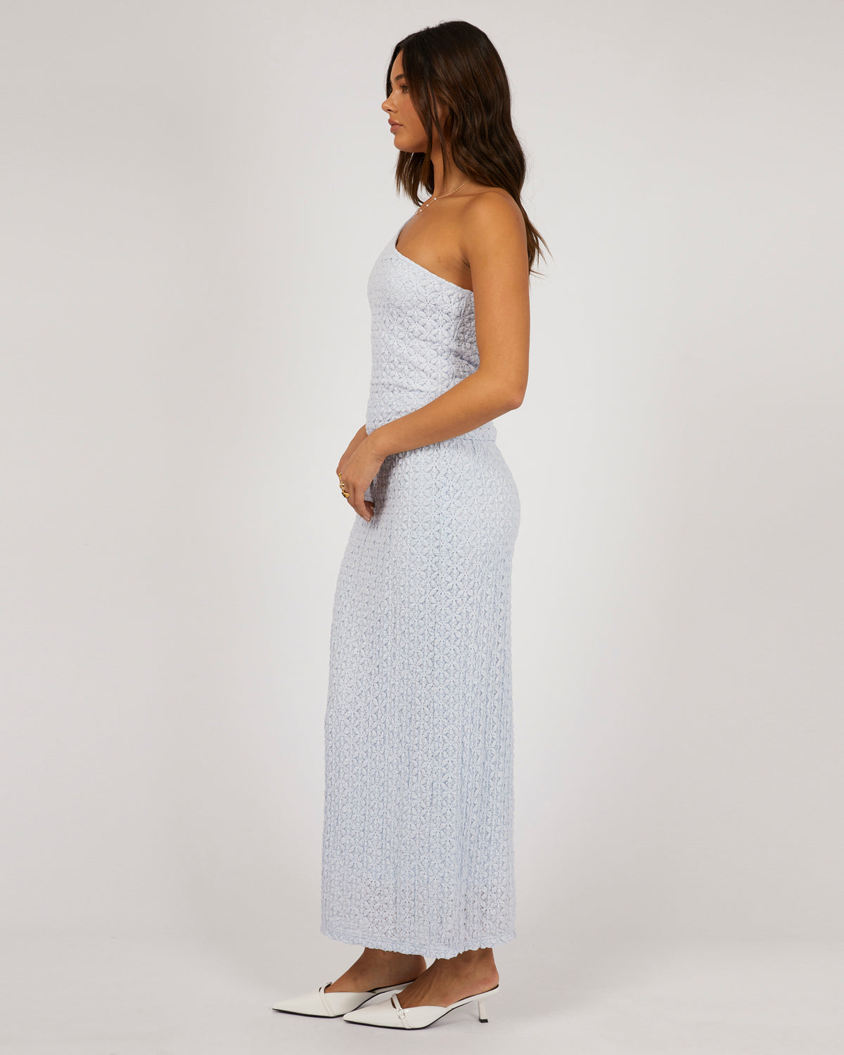 Julianna Maxi Skirt Blue