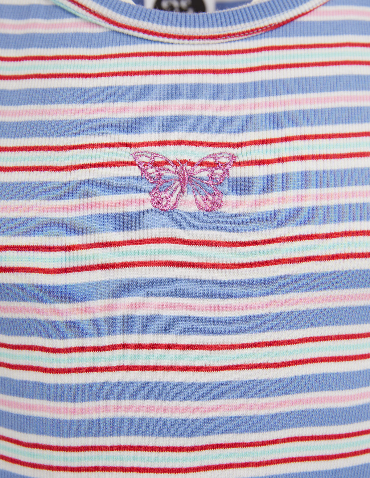 Kids Tory Rib Tank Stripe