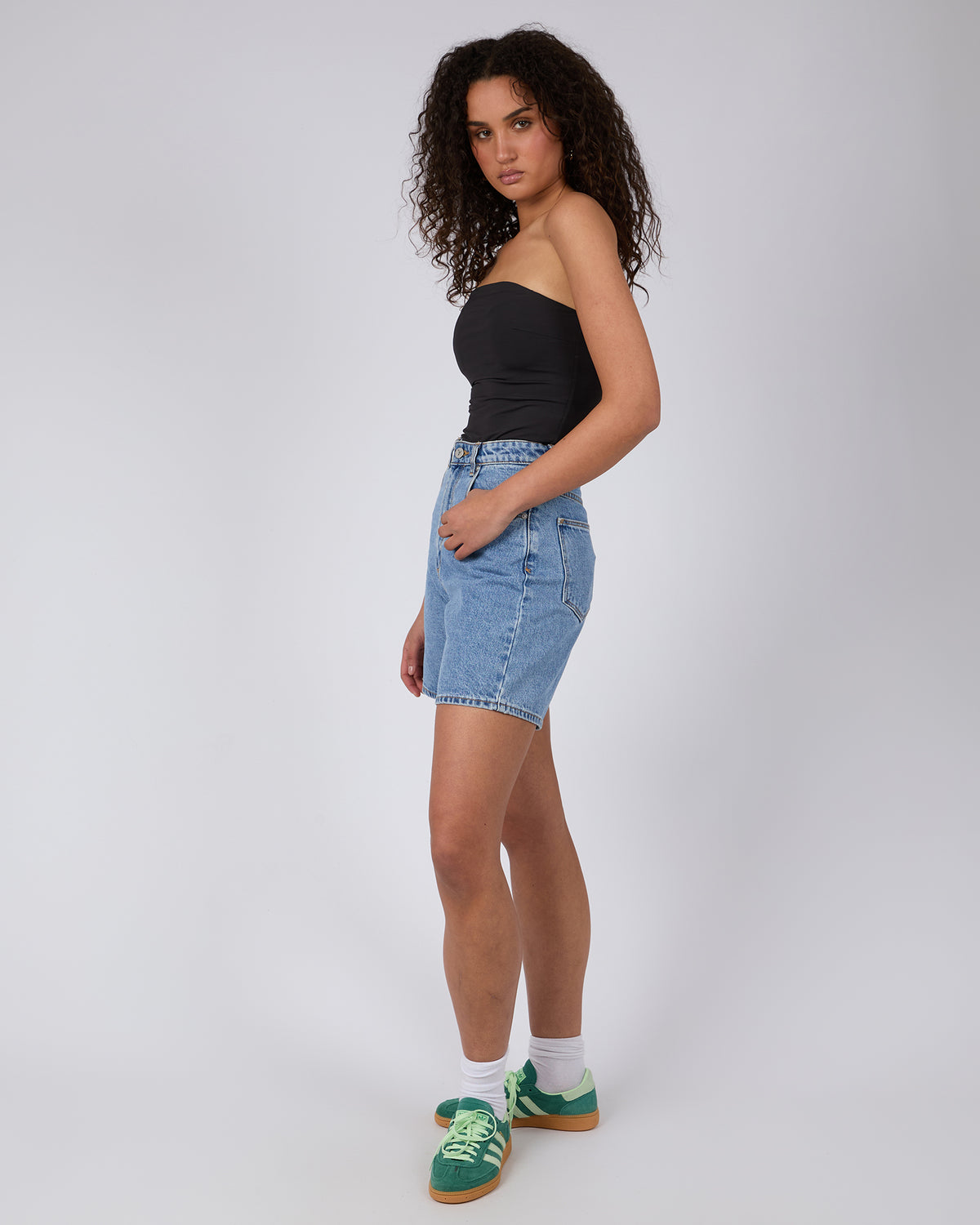 Carrie Short Naomi Mid Vintage Blue