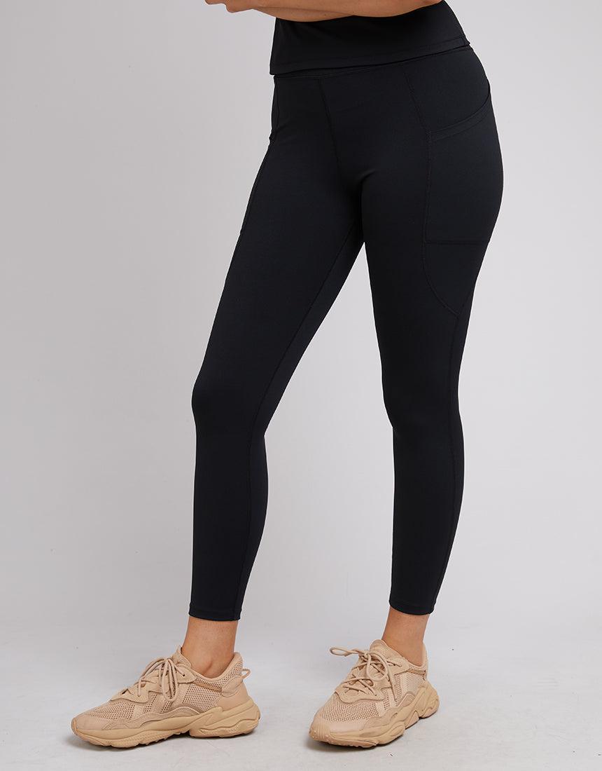 All About Eve-Active Legging Black-Edge Clothing