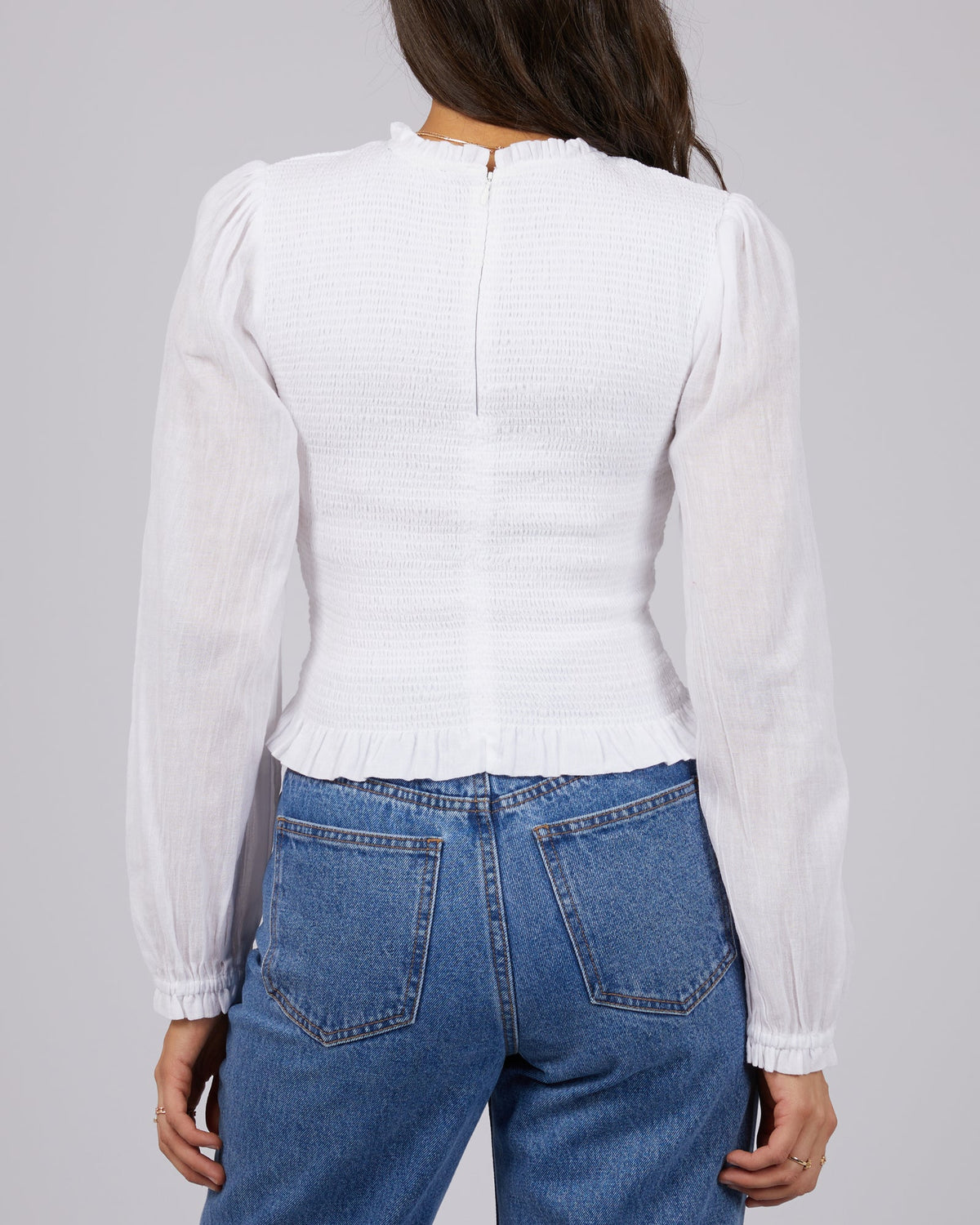 All About Eve-Audrina Top White-Edge Clothing