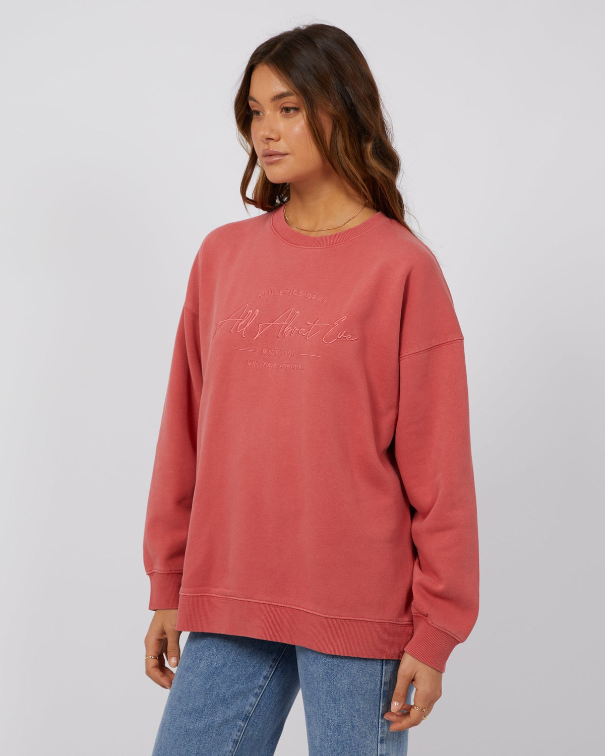 All About Eve-Classic Crew Blush-Edge Clothing