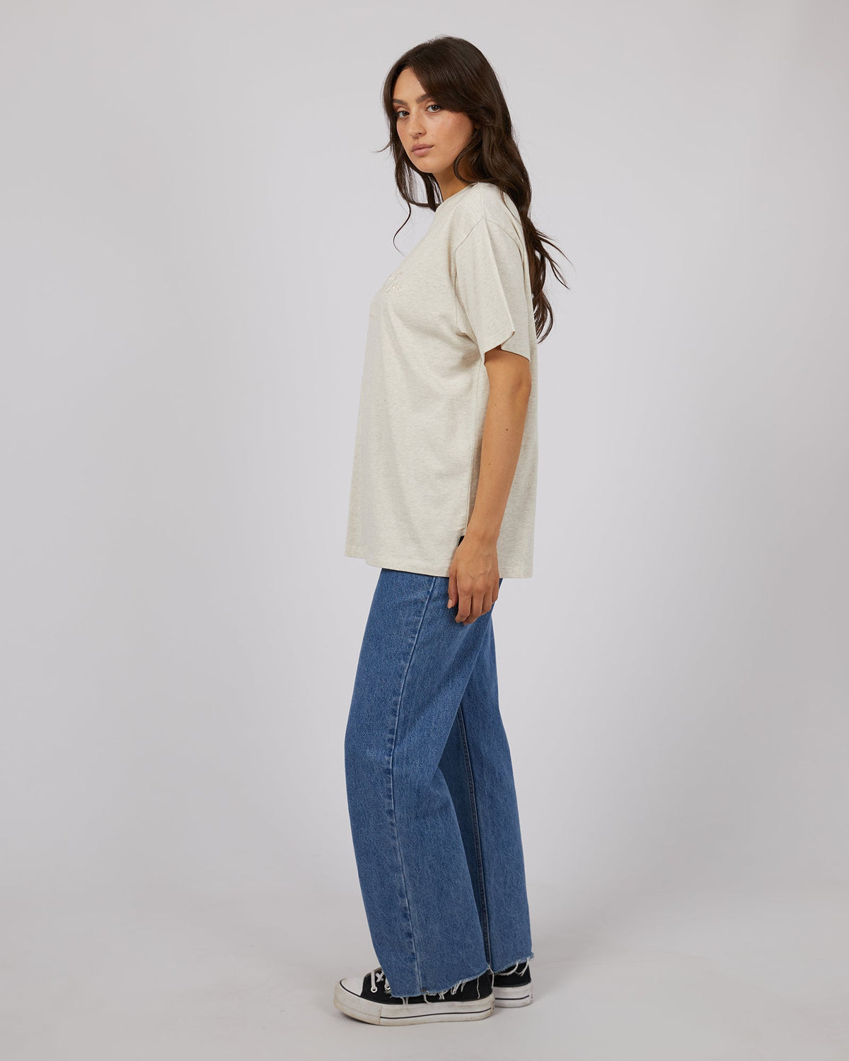 All About Eve-Classic Tee Oatmeal-Edge Clothing