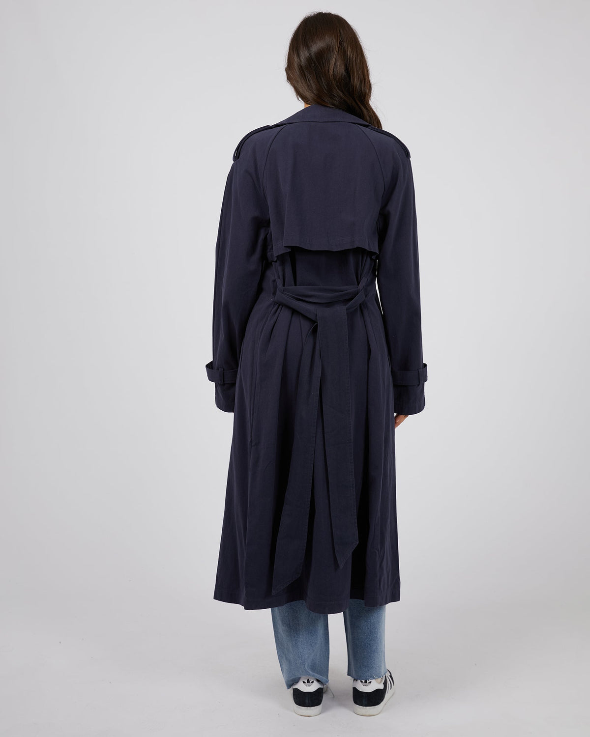 All About Eve-Eve Trench Coat Navy-Edge Clothing