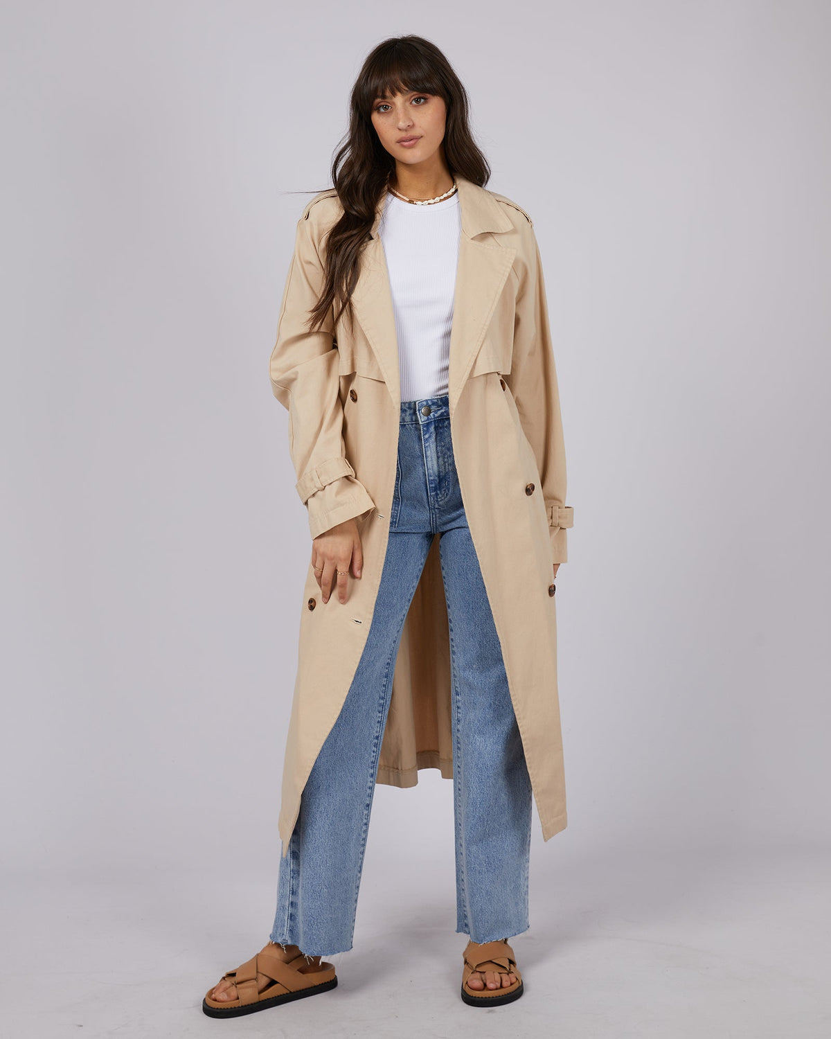 All About Eve-Eve Trench Coat Tan-Edge Clothing