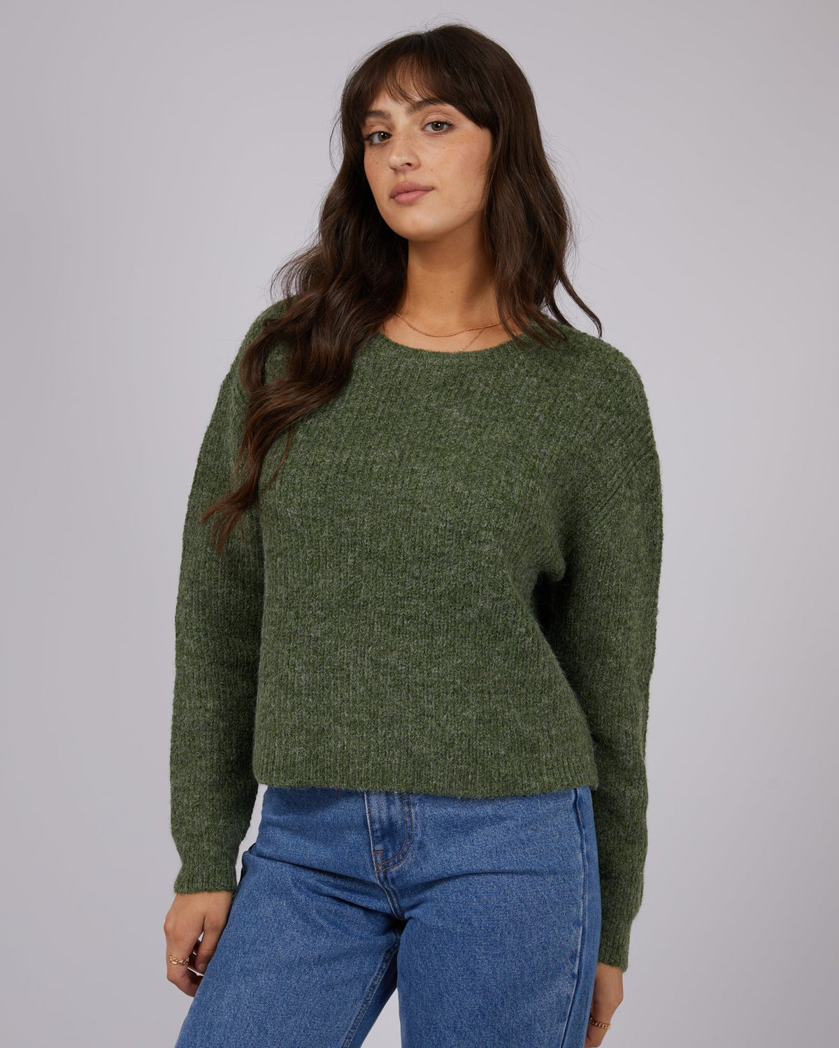 All About Eve-Jordana Knit Khaki-Edge Clothing