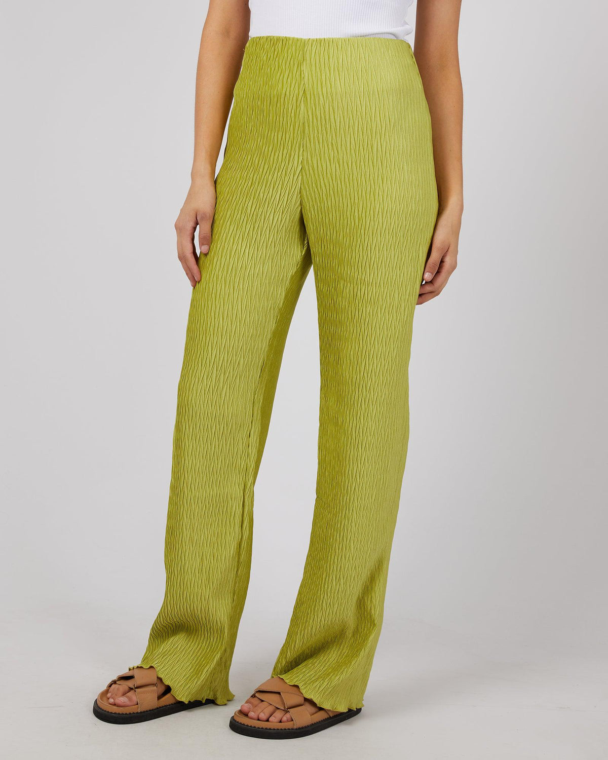 All About Eve-Maxinne Pant Green-Edge Clothing