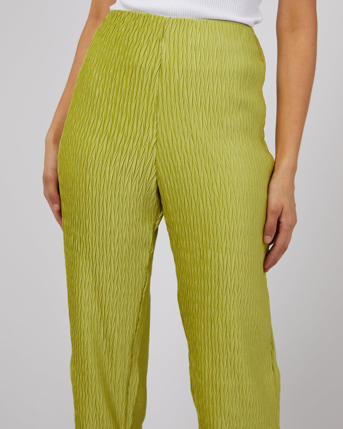 All About Eve-Maxinne Pant Green-Edge Clothing