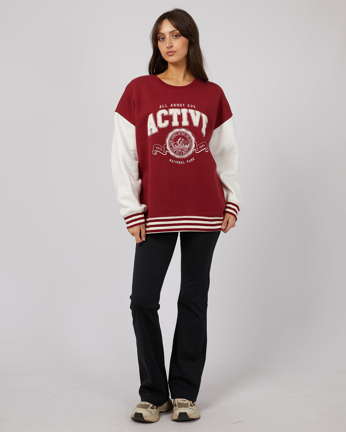 All About Eve-National Contrast Crew Port-Edge Clothing