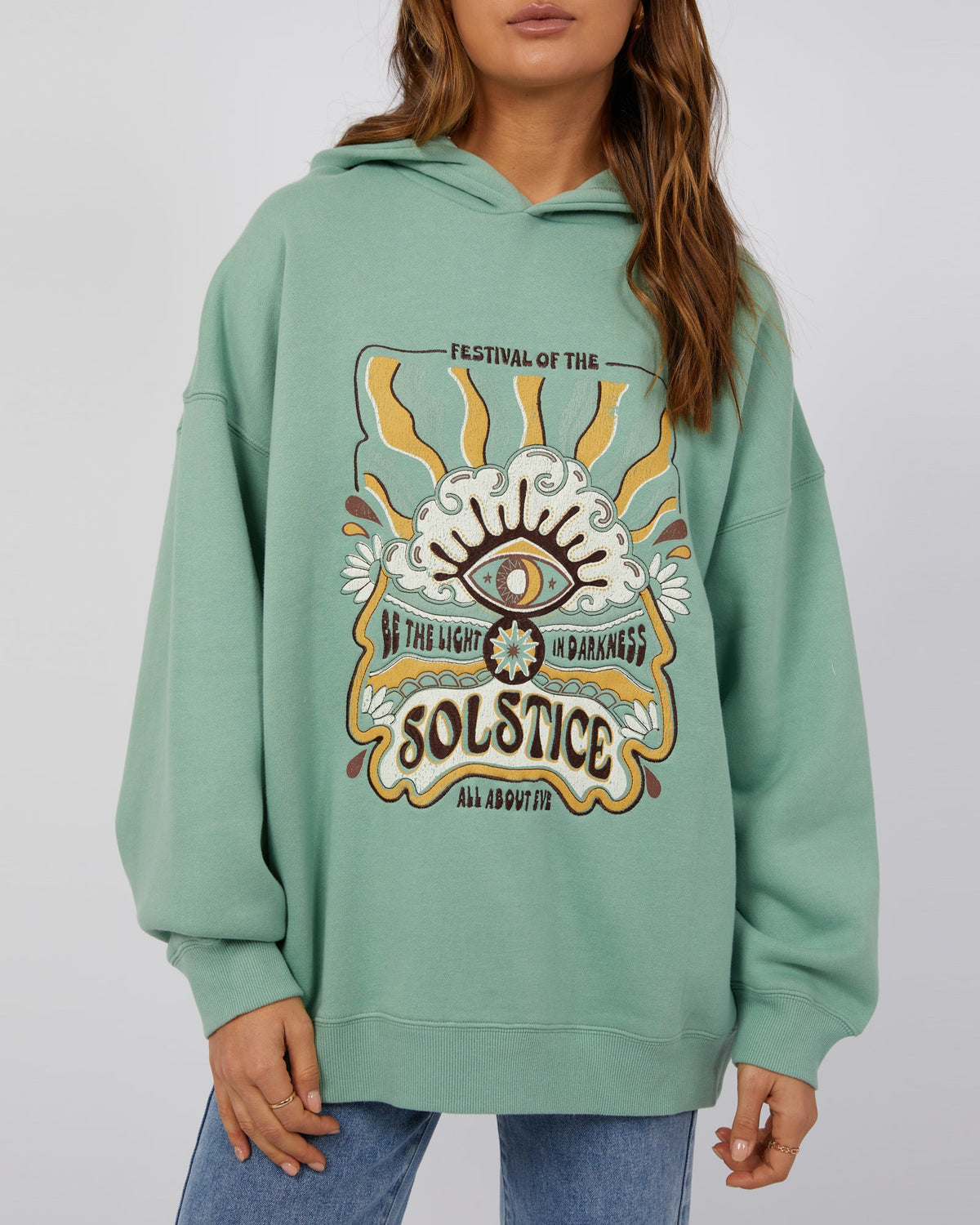 All About Eve-Solstice Hoodie Sage-Edge Clothing