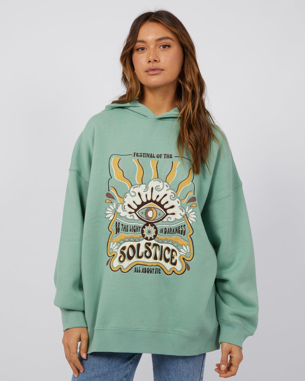 All About Eve-Solstice Hoodie Sage-Edge Clothing