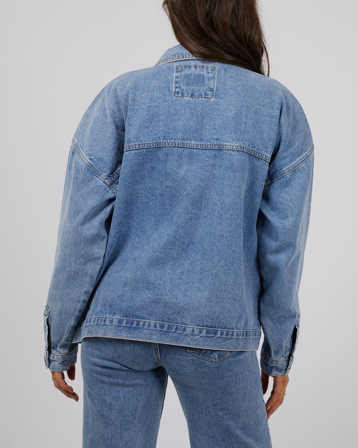 All About Eve-Sydney Denim Jacket Light Blue-Edge Clothing