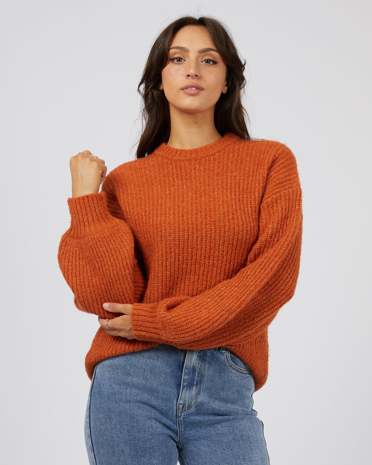 All About Eve-Tessa Knit Orange-Edge Clothing