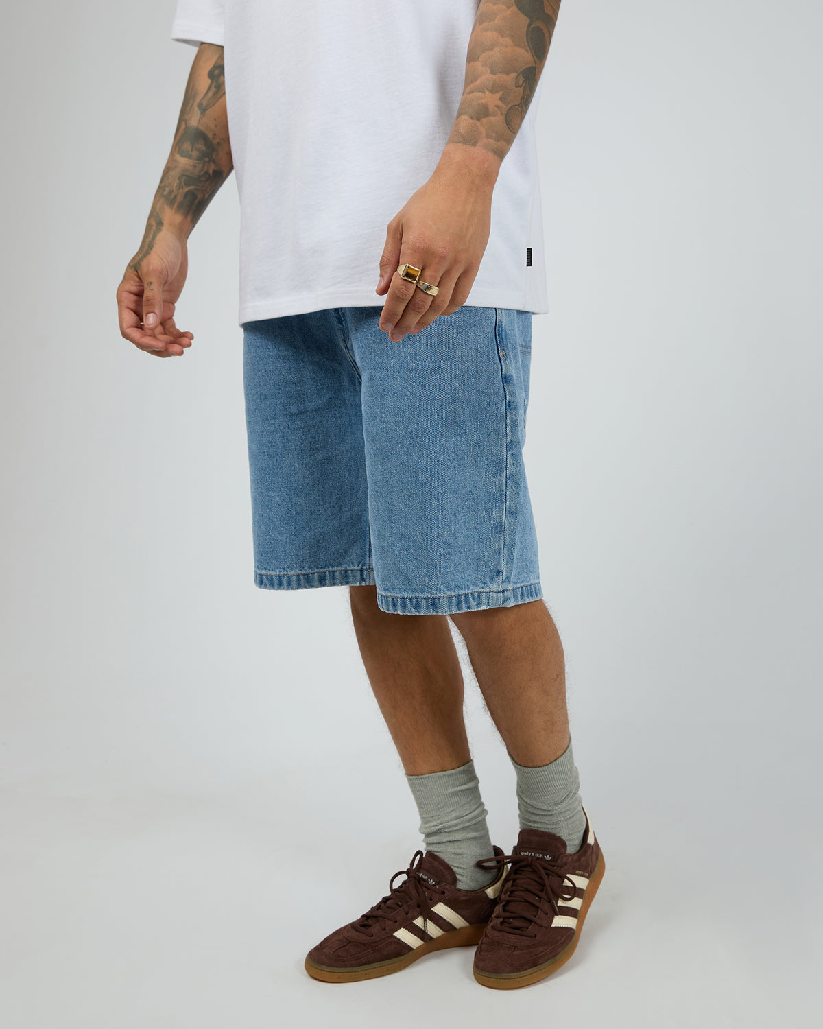 A5 Baggy Short Larry Light Vintage Indigo