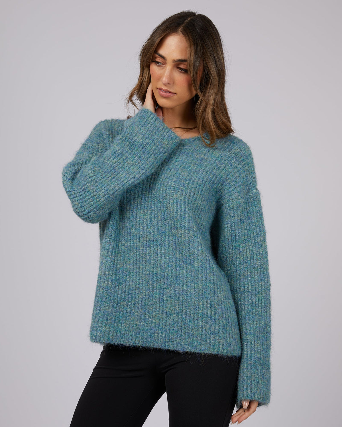 Jorge-Briana Sweater Green-Edge Clothing