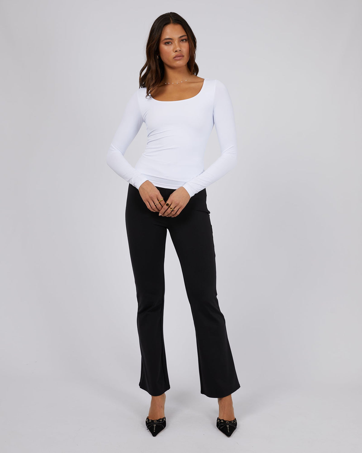 Jorge-Lia Long Sleeve White-Edge Clothing