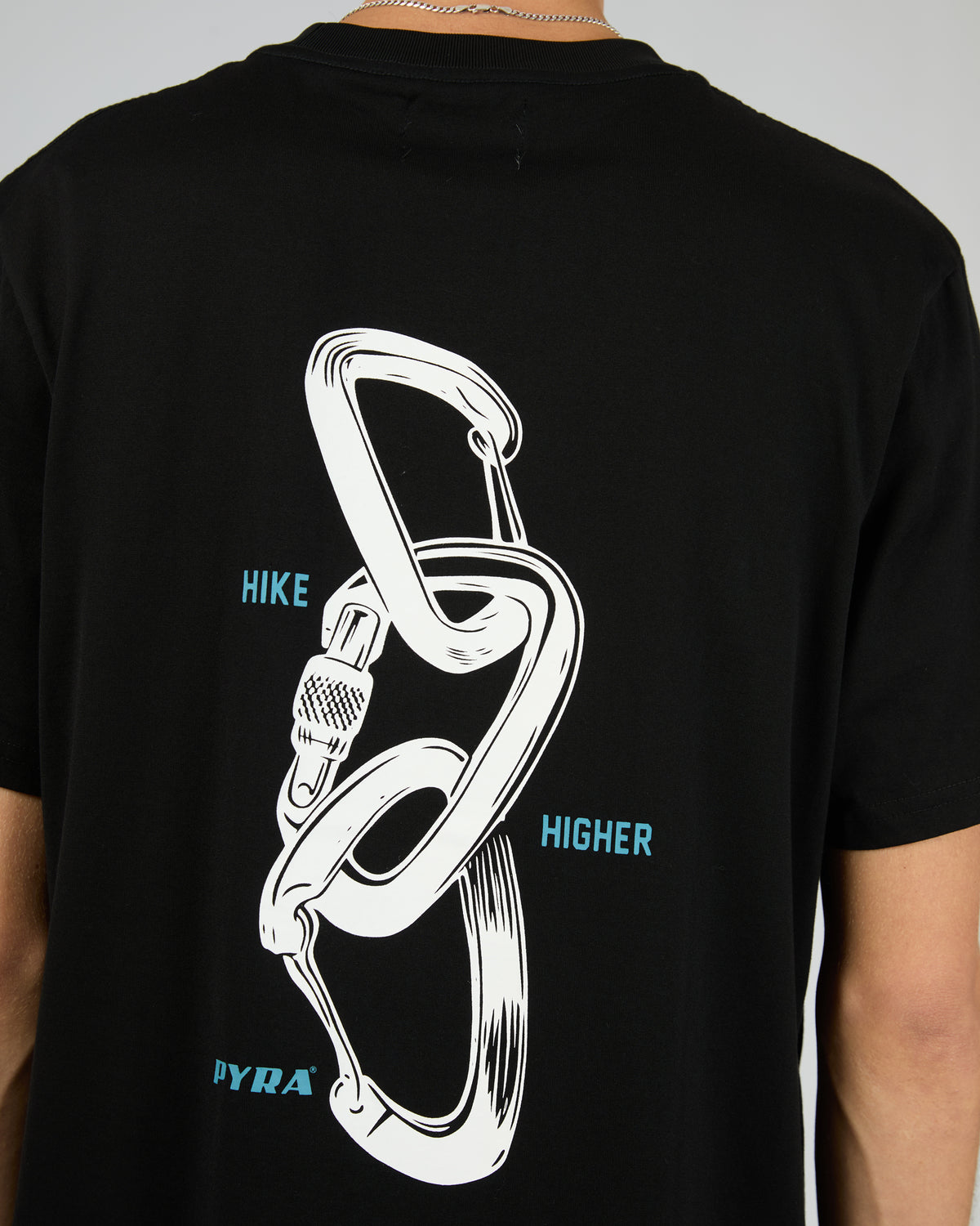 Carabiner Tee Black