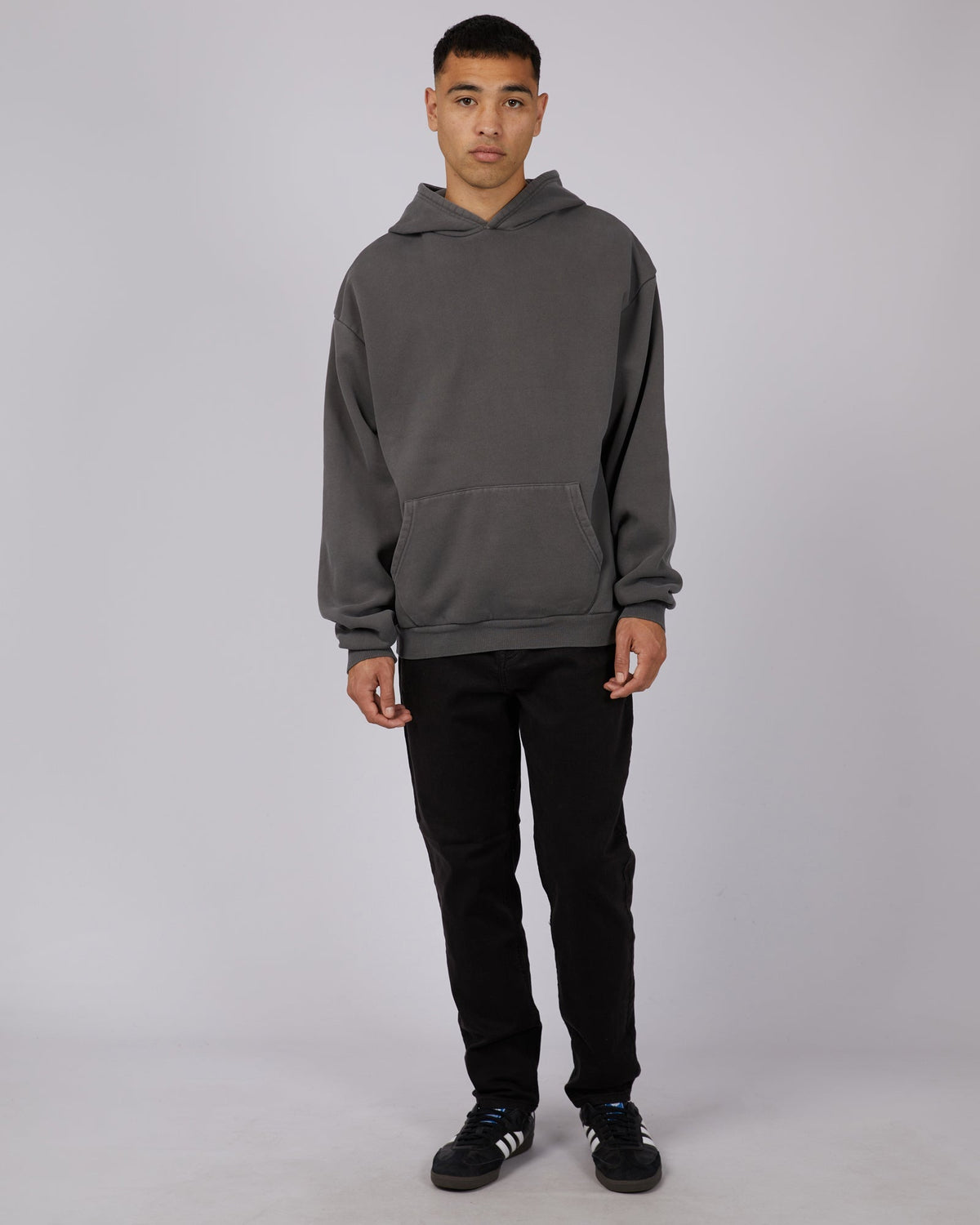 Silent Theory-Box Hoody Grey-Edge Clothing