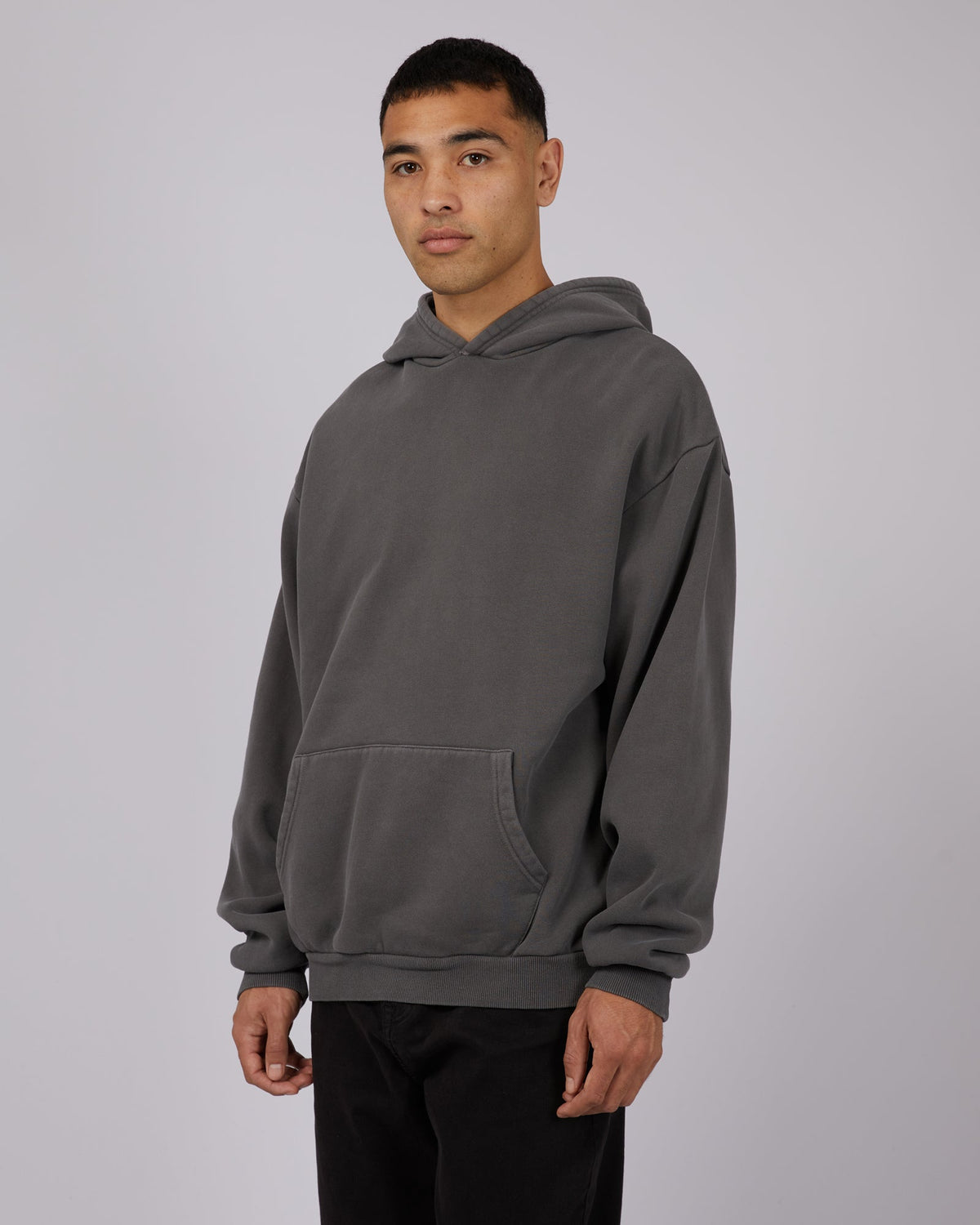 Silent Theory-Box Hoody Grey-Edge Clothing