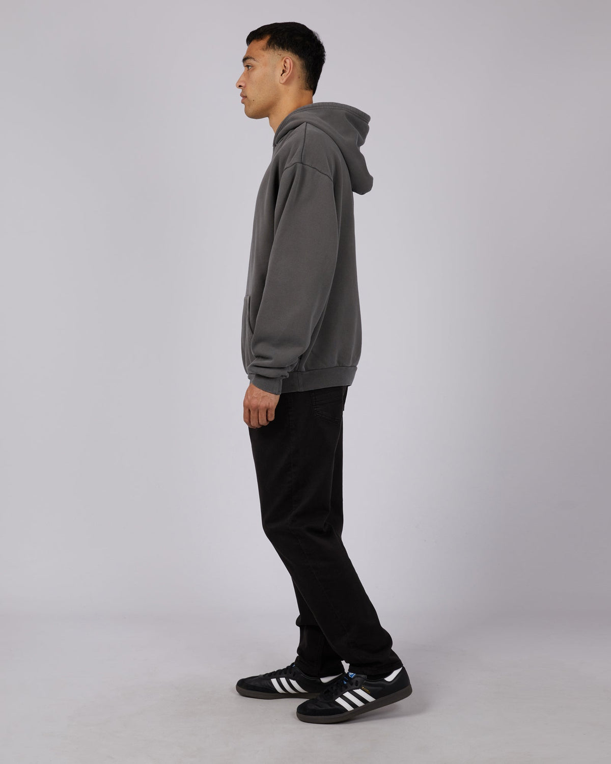 Silent Theory-Box Hoody Grey-Edge Clothing