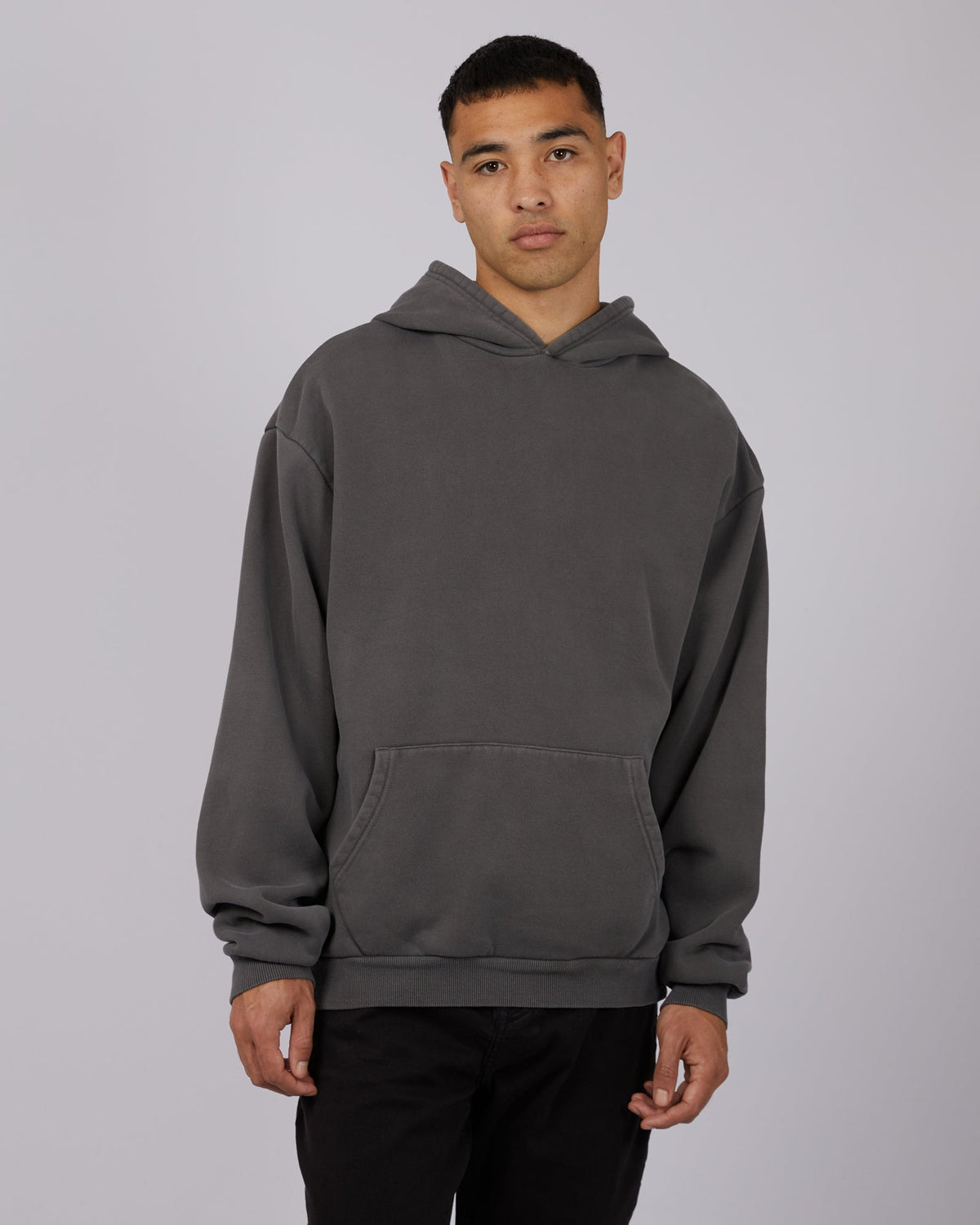 Silent Theory-Box Hoody Grey-Edge Clothing