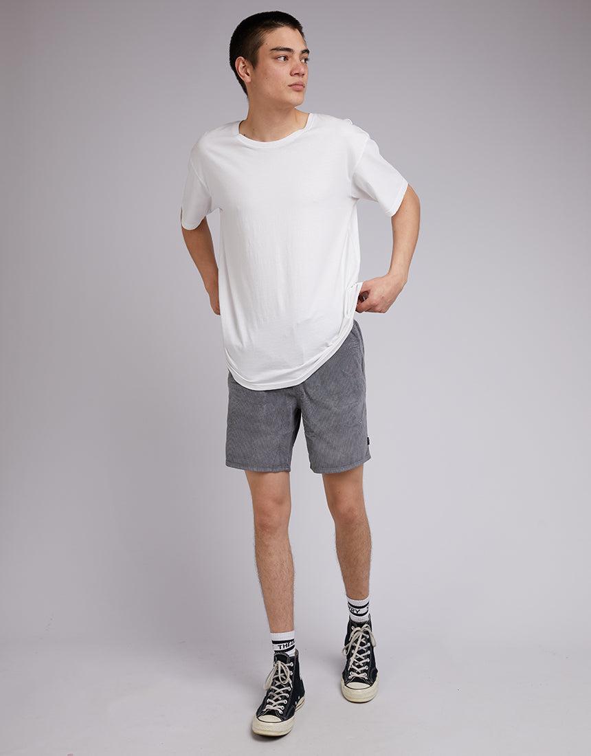 Silent Theory-Cord Short Grey-Edge Clothing