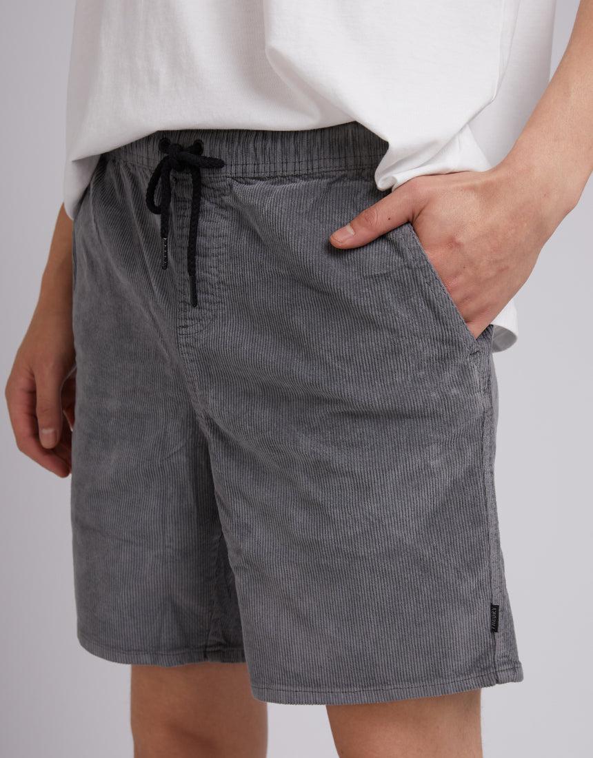 Silent Theory-Cord Short Grey-Edge Clothing