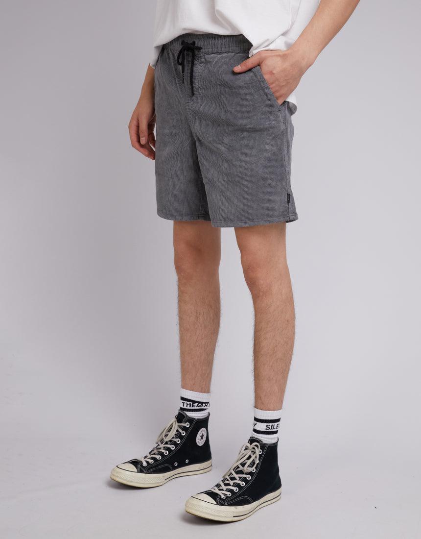 Silent Theory-Cord Short Grey-Edge Clothing