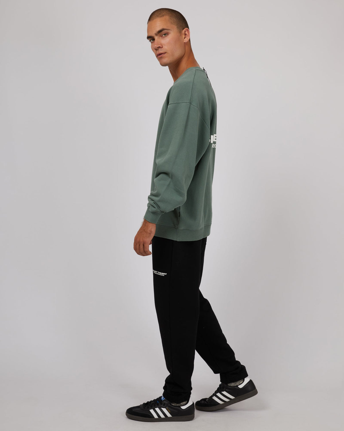 Silent Theory-Essential Theory Crew Green-Edge Clothing