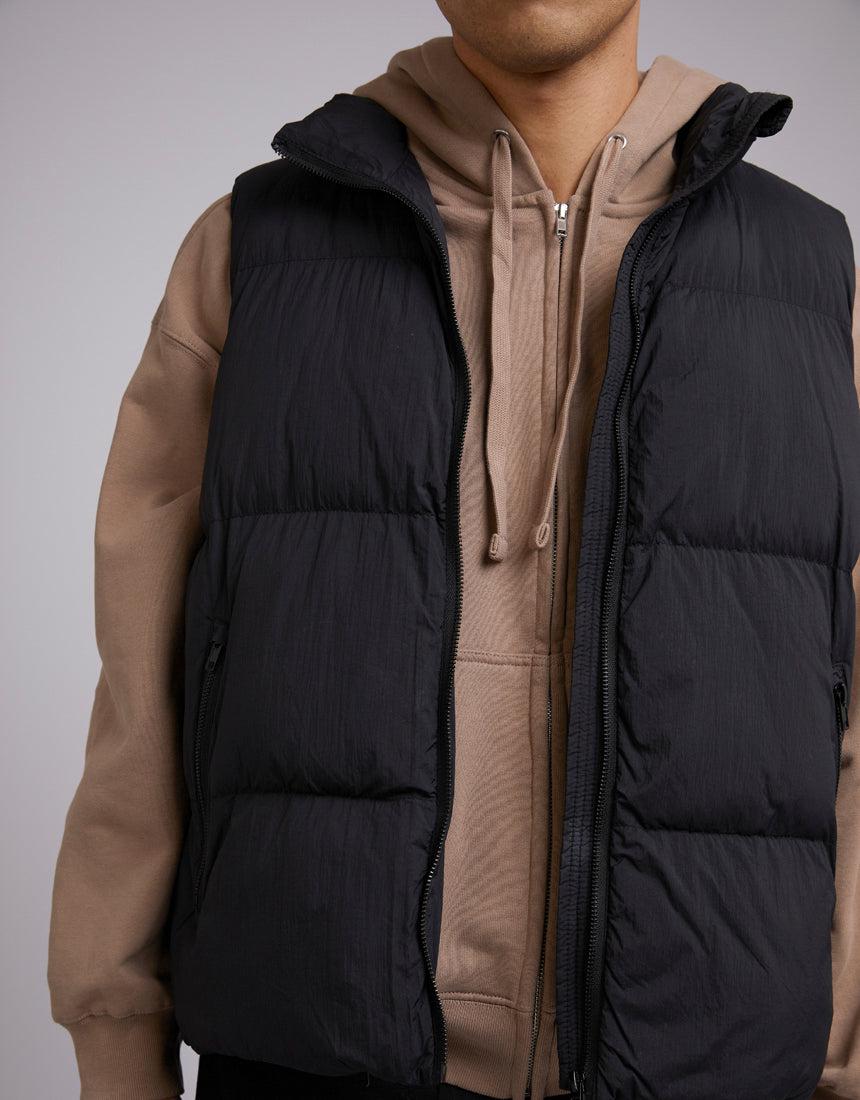 Silent Theory-Fade Puffer Black-Edge Clothing