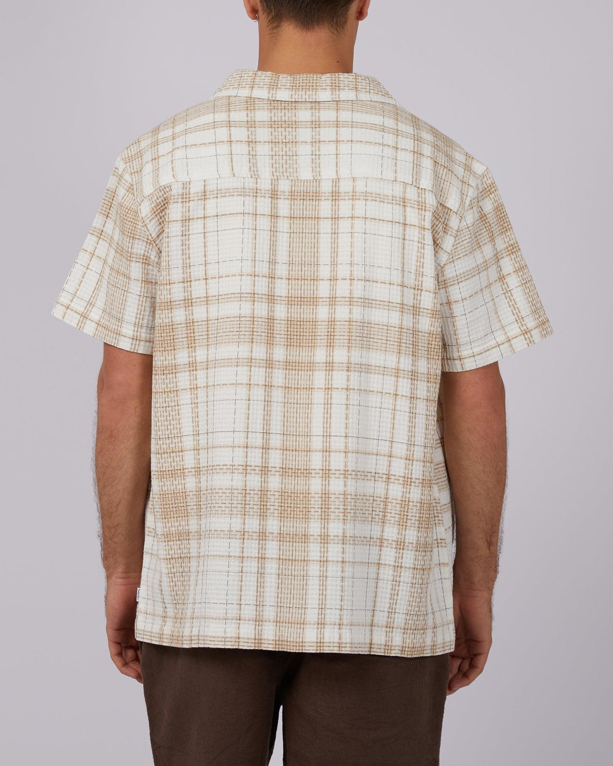 Silent Theory-Jacob Ss Shirt Beige-Edge Clothing