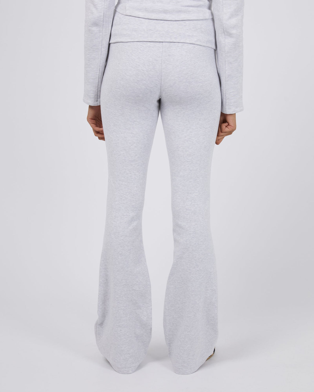 Silent Theory Ladies-Elina Flare Pant Snow Marle-Edge Clothing