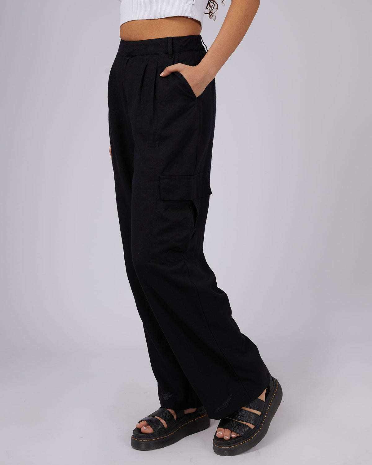 Silent Theory Ladies-Henley Pant Black-Edge Clothing