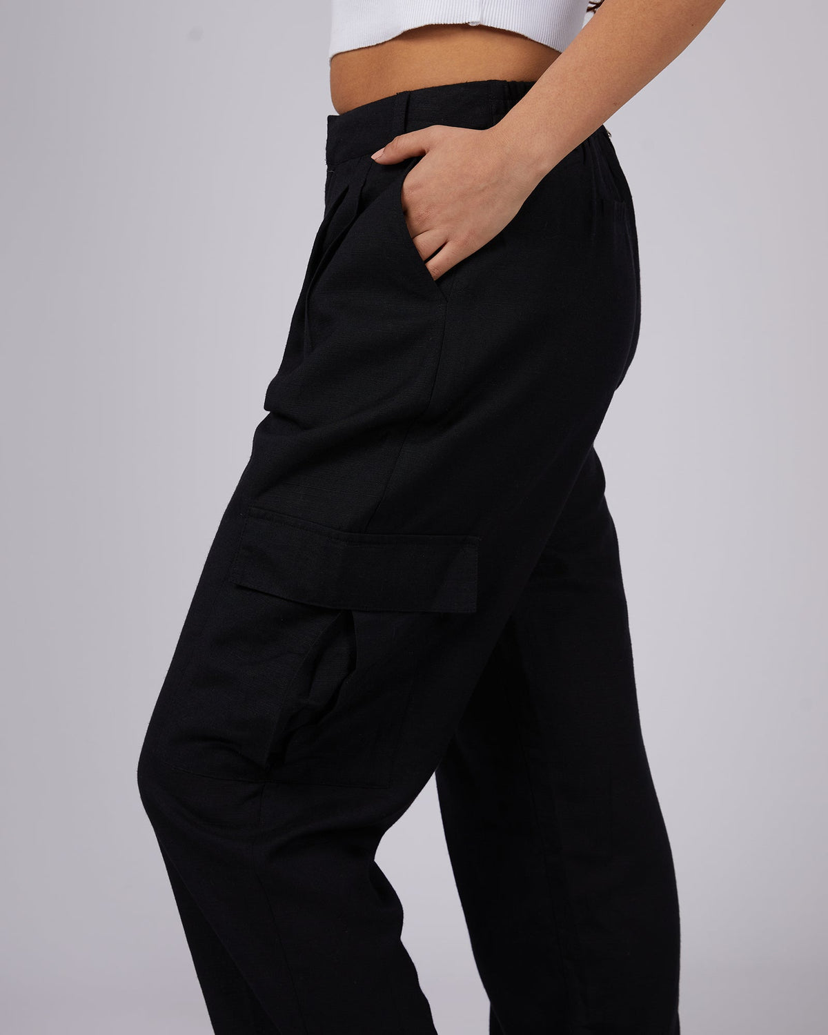 Silent Theory Ladies-Henley Pant Black-Edge Clothing