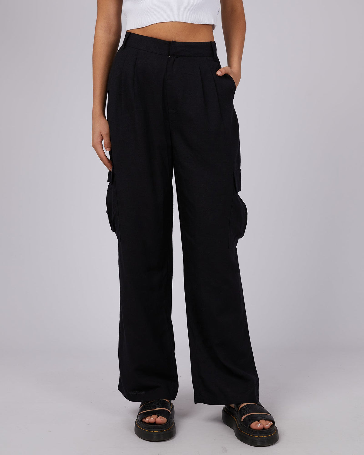 Silent Theory Ladies-Henley Pant Black-Edge Clothing