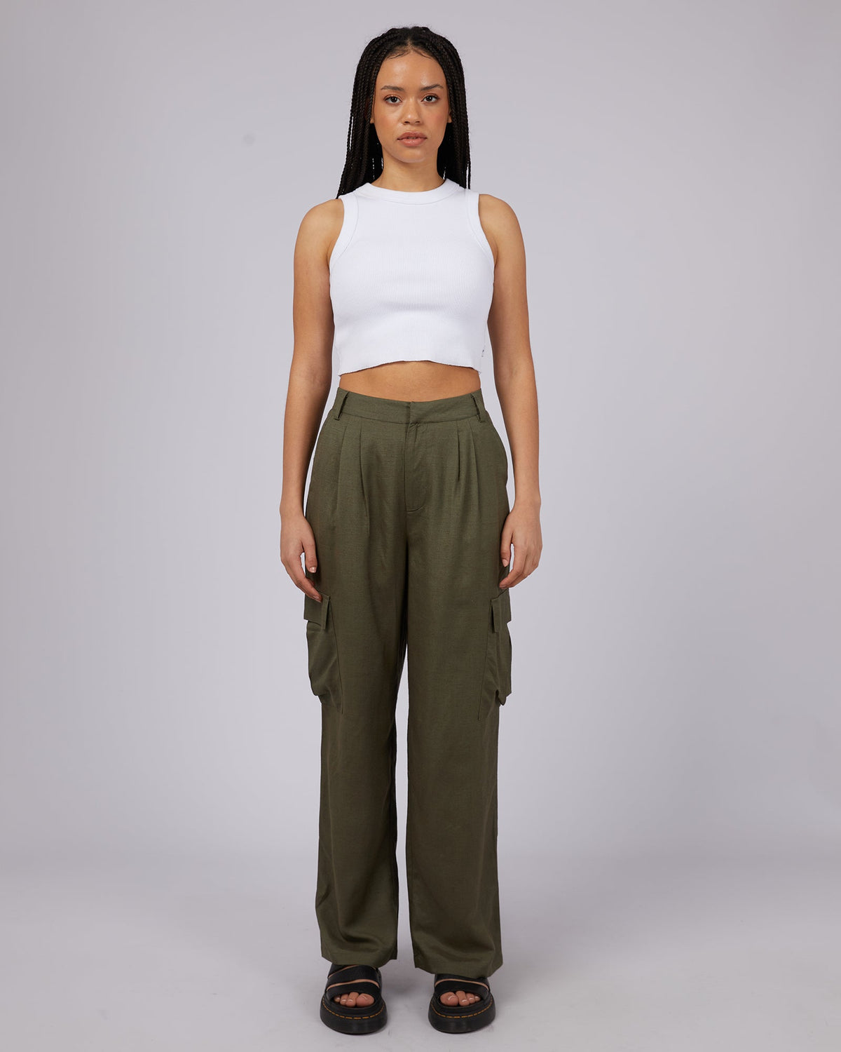 Silent Theory Ladies-Henley Pant Khaki-Edge Clothing