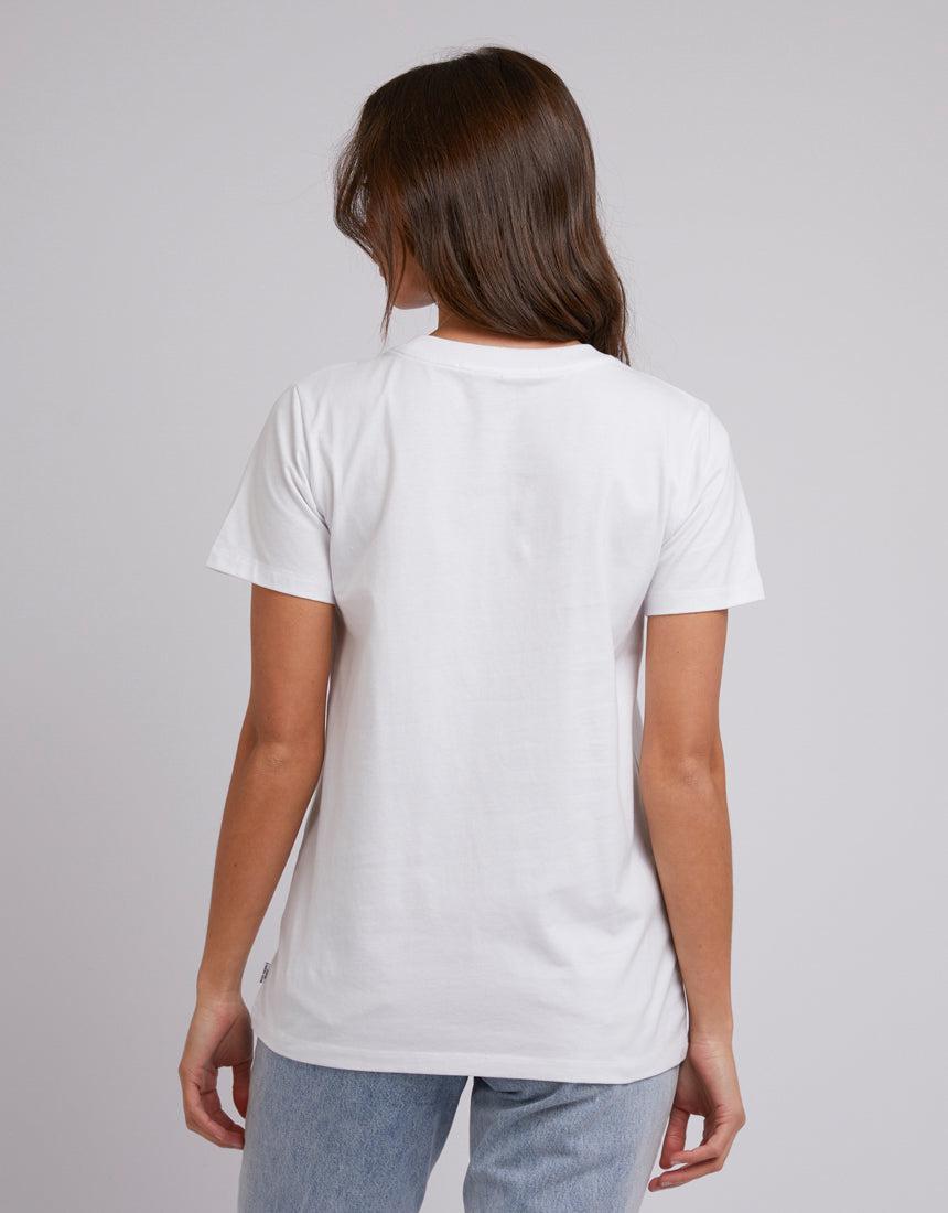 Silent Theory Ladies-Layering Tee White-Edge Clothing