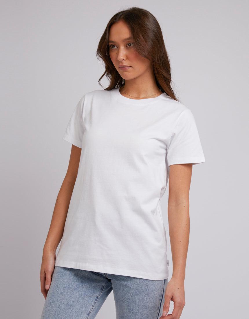 Silent Theory Ladies-Layering Tee White-Edge Clothing