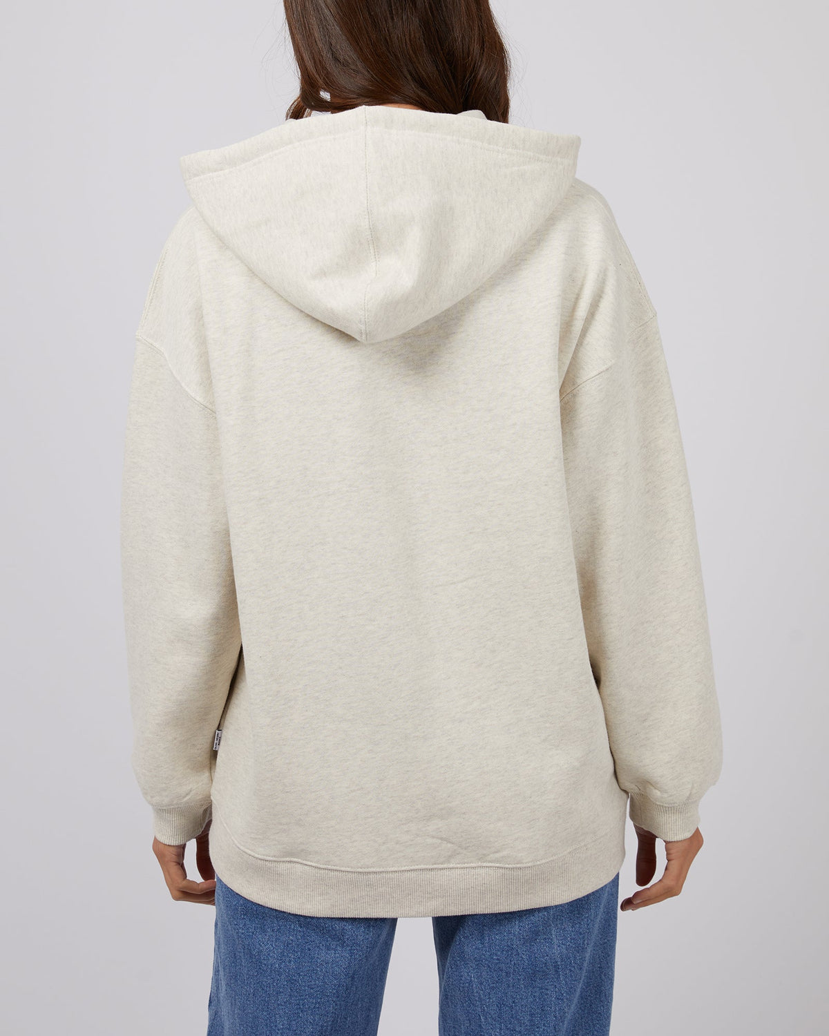 Silent Theory Ladies-Oversized Hoody Oatmeal-Edge Clothing