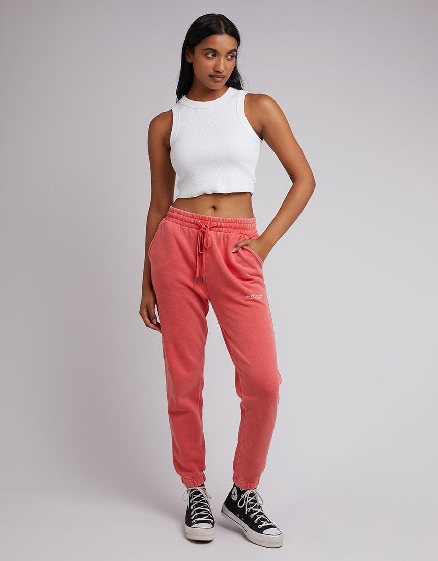 Society Trackpant Red | Buy Online | Edge Clothing