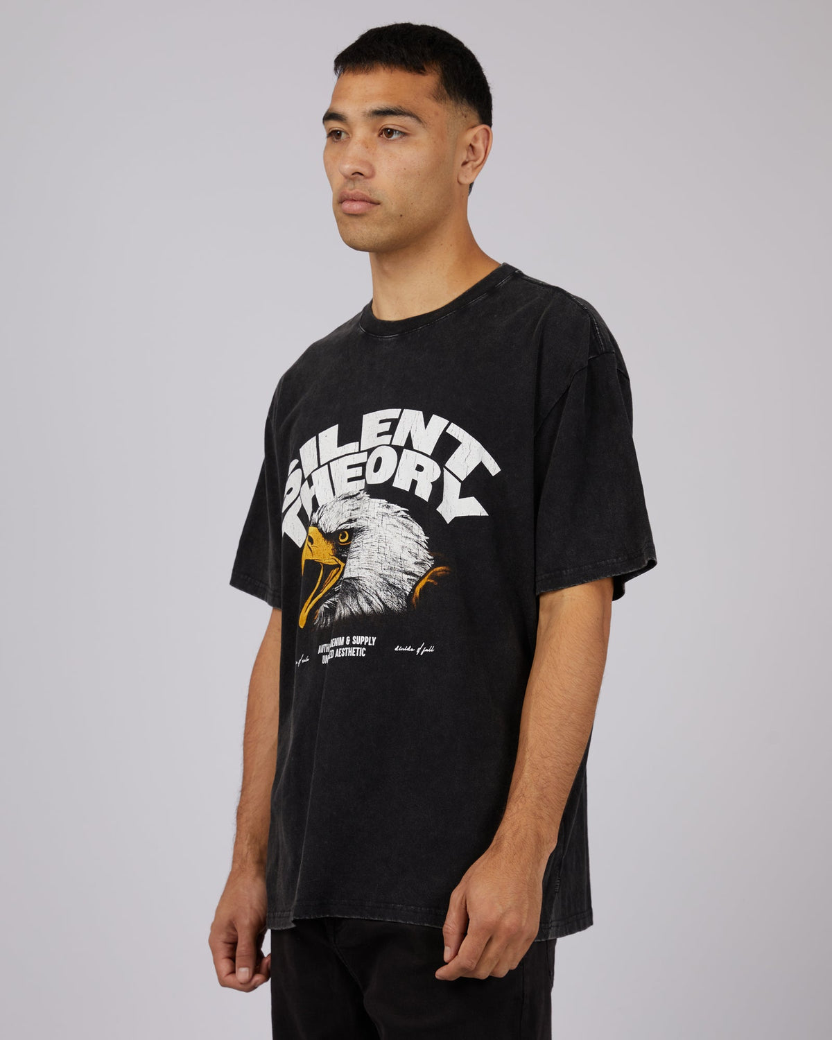 Silent Theory-Unite Tee Washed Black-Edge Clothing