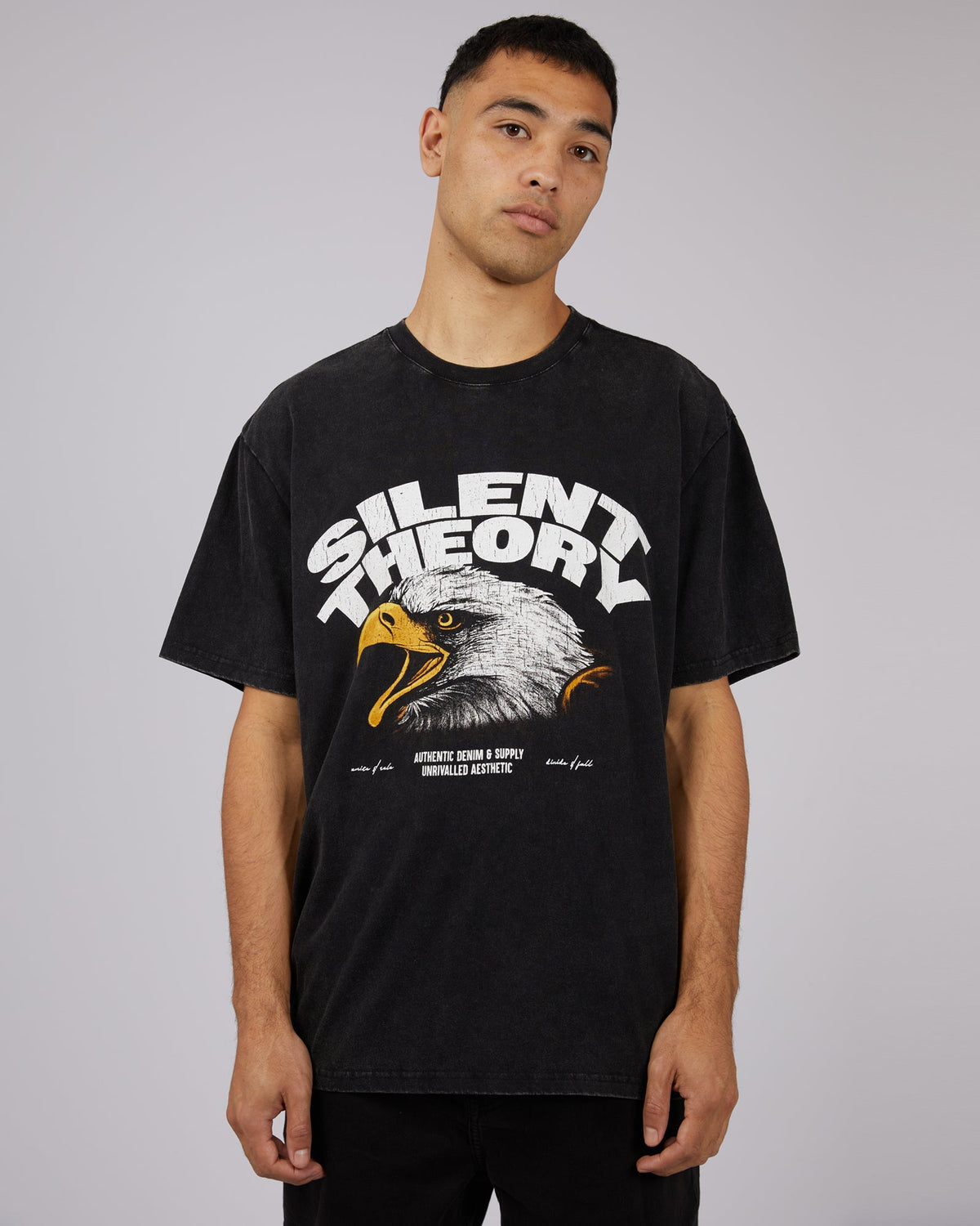 Silent Theory-Unite Tee Washed Black-Edge Clothing