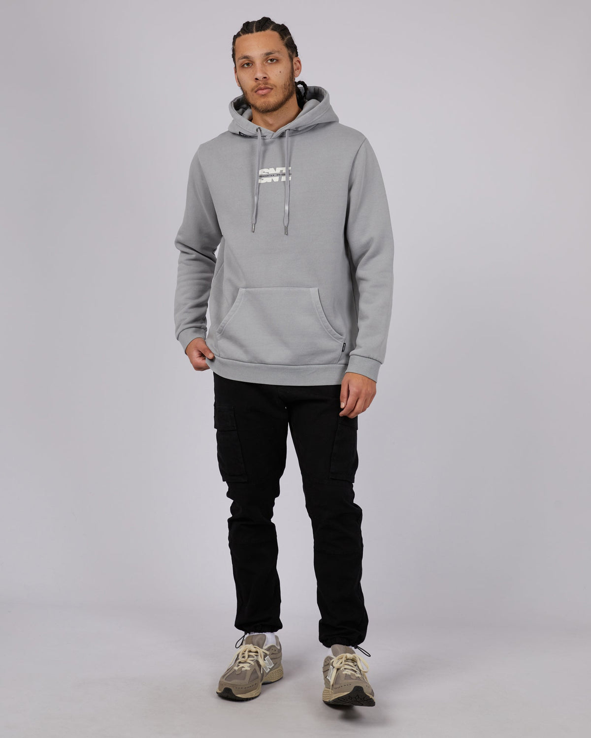 St. Goliath-Aperture Hoodie Grey-Edge Clothing