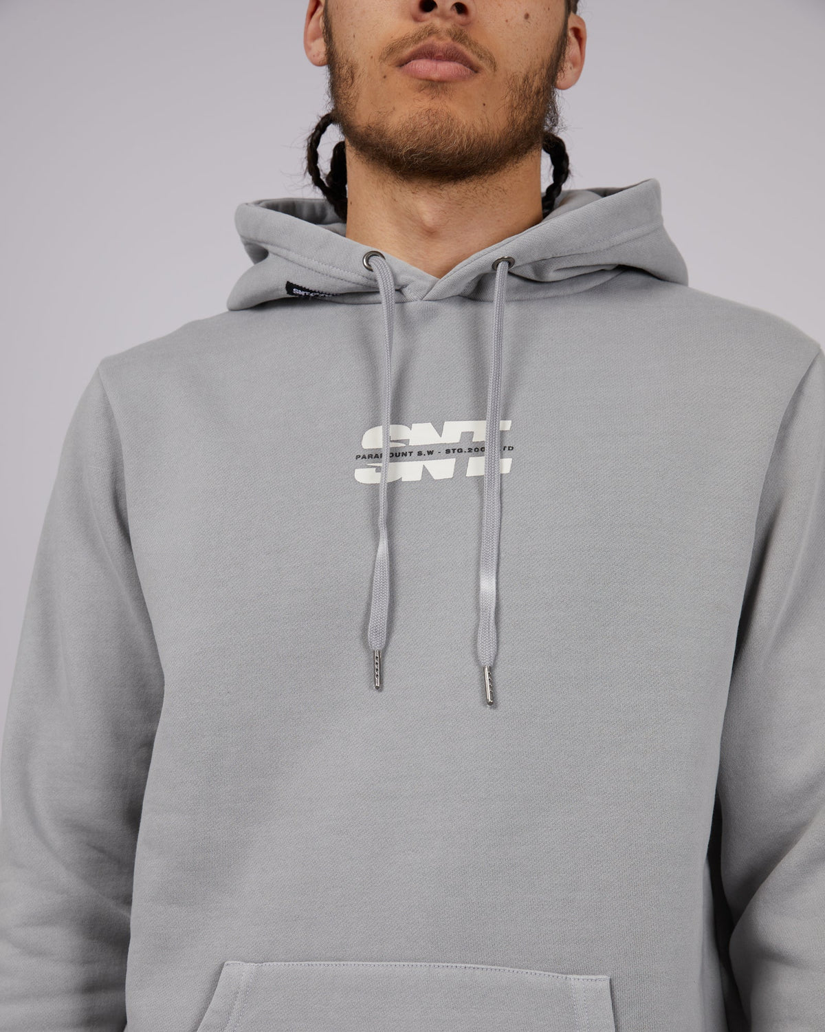 St. Goliath-Aperture Hoodie Grey-Edge Clothing