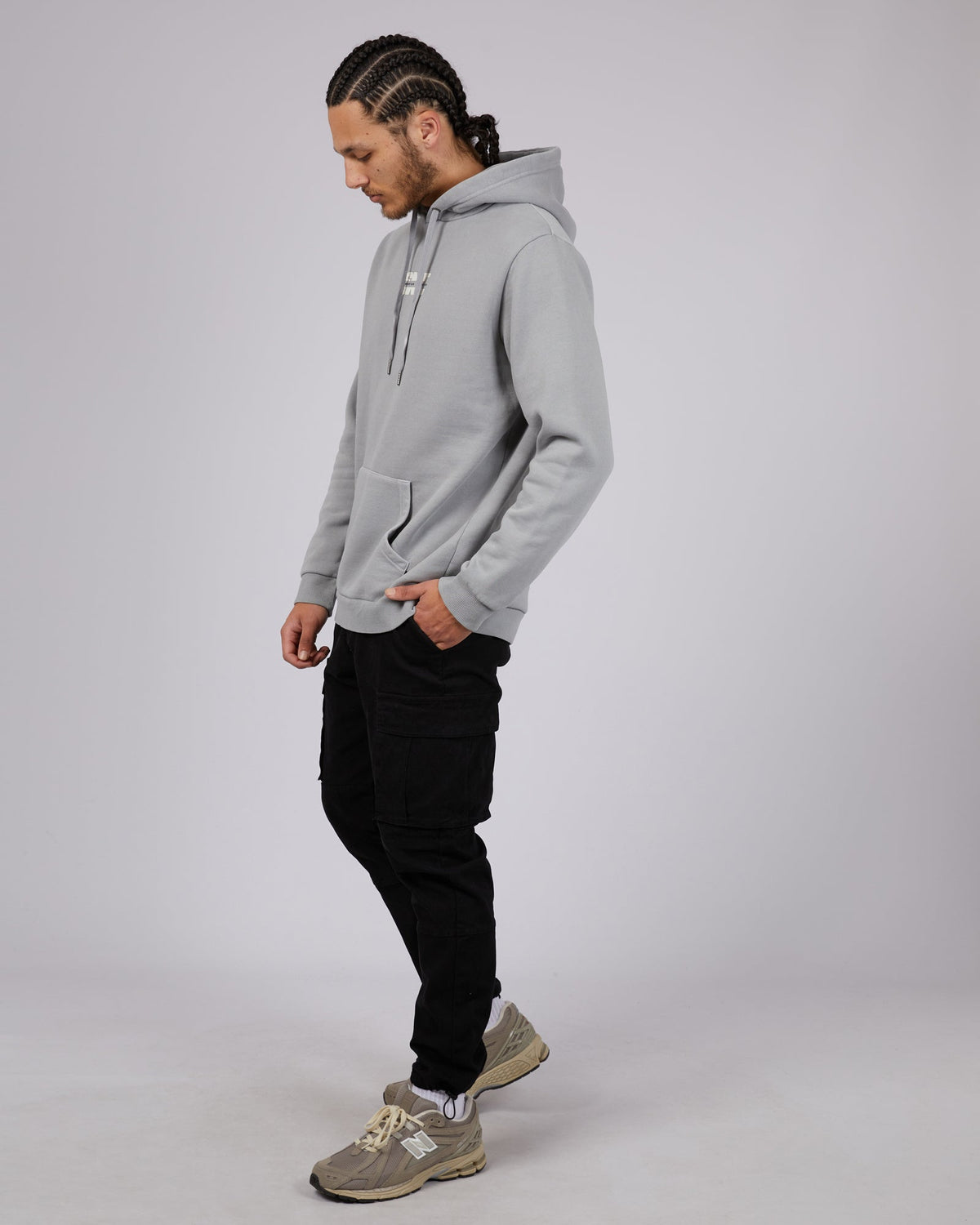 St. Goliath-Aperture Hoodie Grey-Edge Clothing