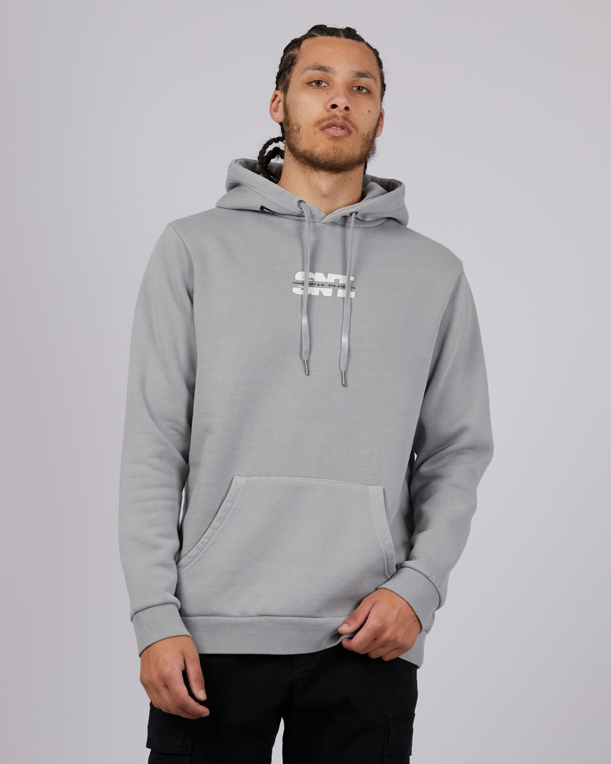 St. Goliath-Aperture Hoodie Grey-Edge Clothing