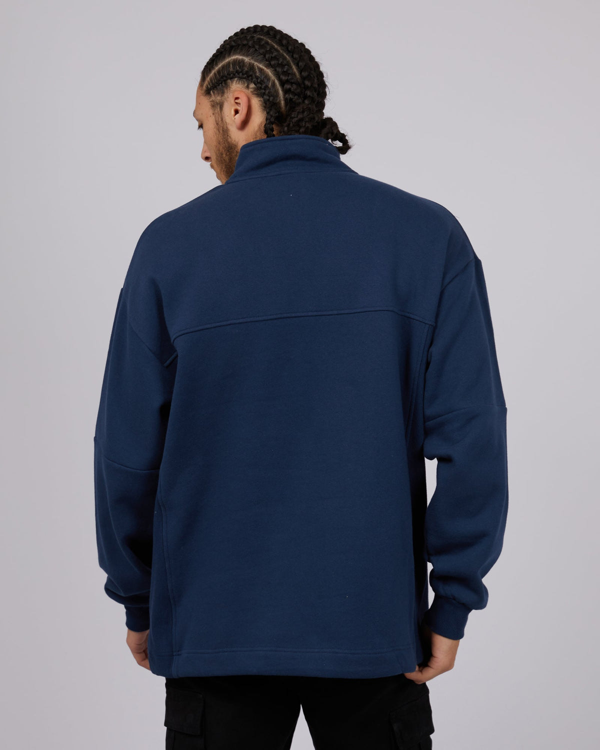 St. Goliath-Bayside 1/4 Zip Navy-Edge Clothing