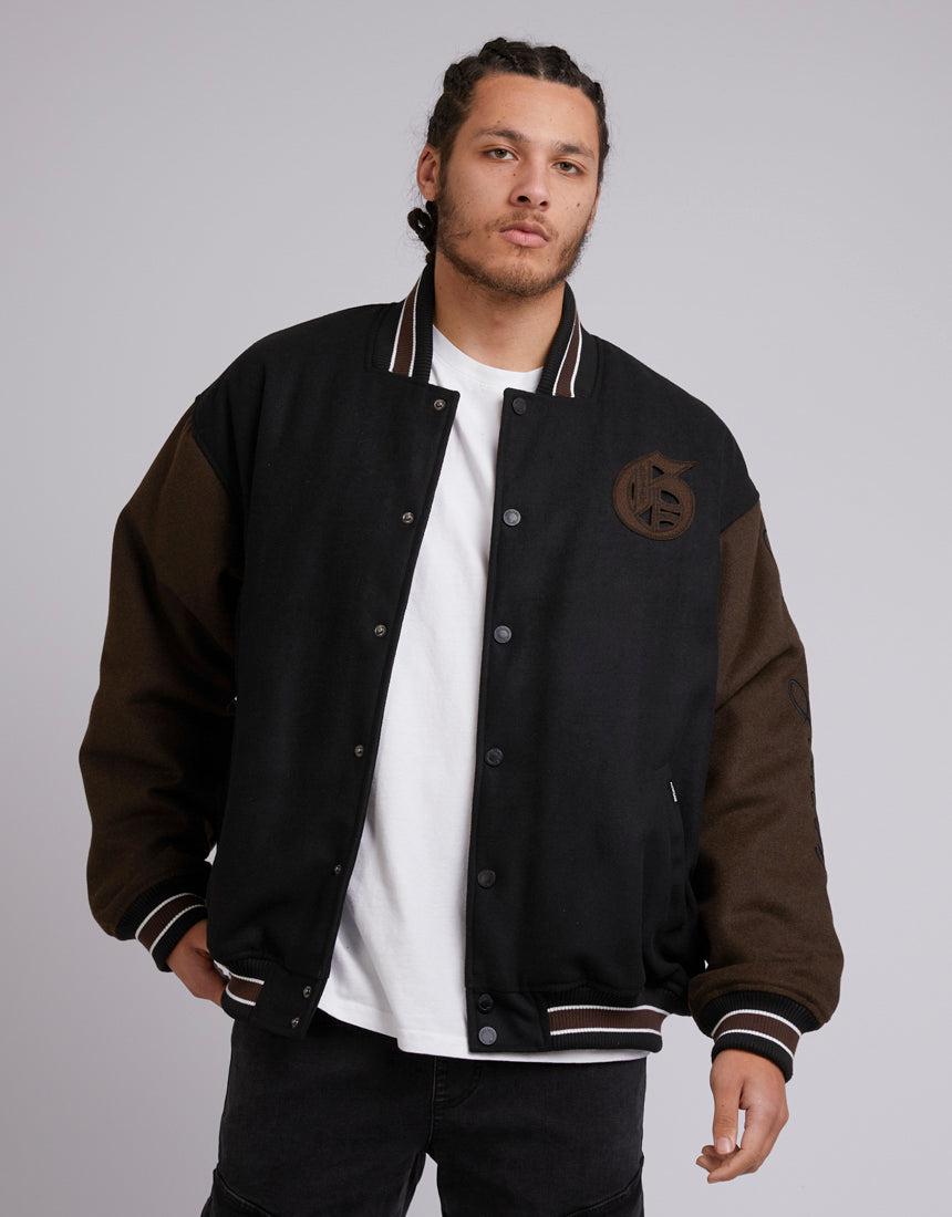 St. Goliath-College Jacket Black-Edge Clothing