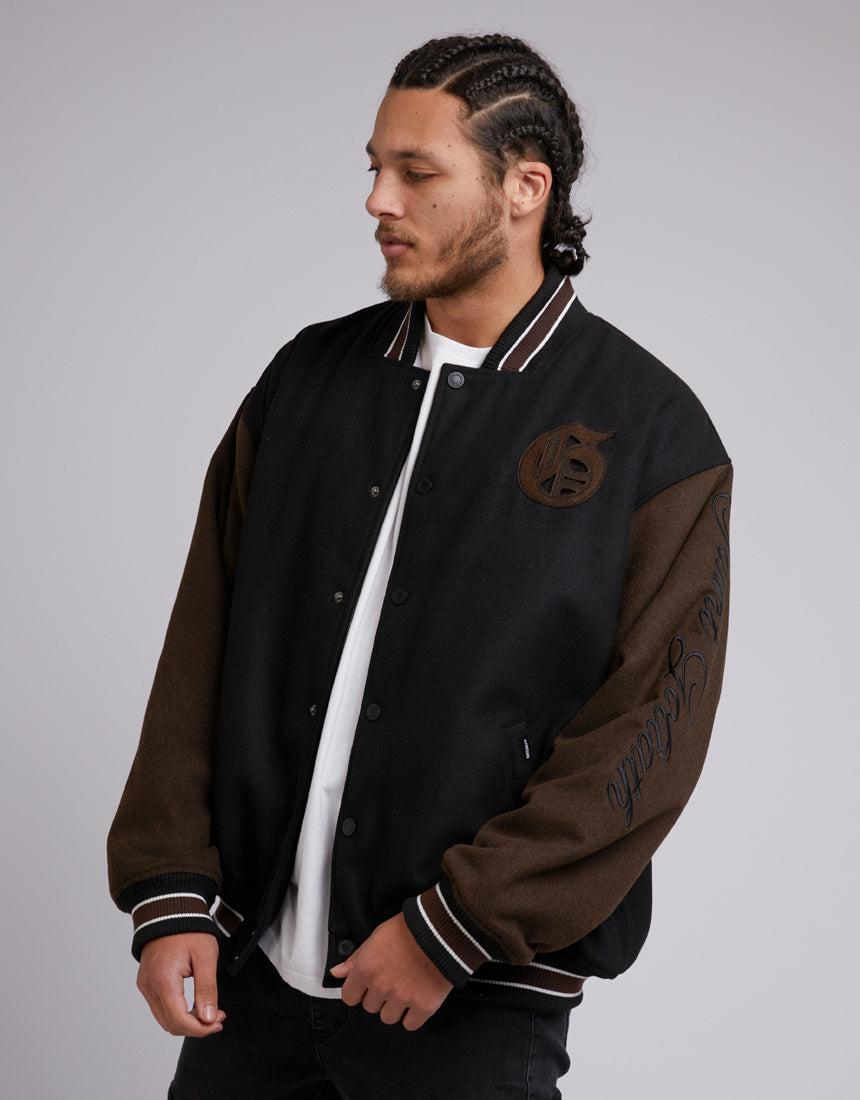 St. Goliath-College Jacket Black-Edge Clothing